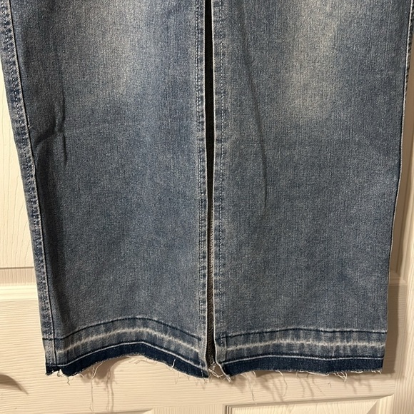 NWT Happily Grey Denim Jean Maxi Skirt 5 - Picture 4 of 6